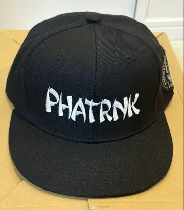 PHATRANK 핏불 콜라보 캡 캡 블랙