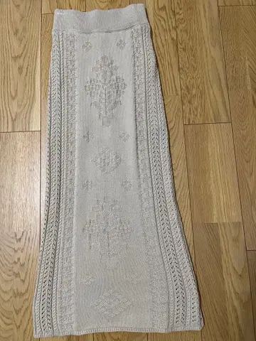Eaphi plant motif knit skirt
