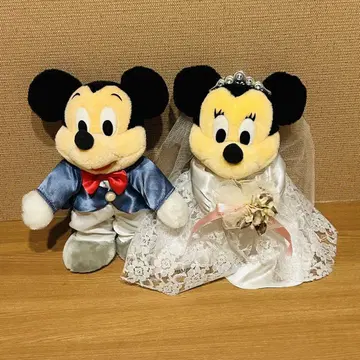TOMY 타미힐피거 미키 미니 웨딩 봉제 인형 레트로 디즈니