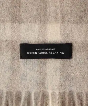 [ 새상품 ] green label relaxing 체크 스톨
