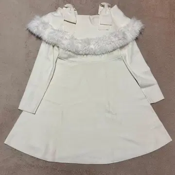 니트 원피스 화이트 abc une face 미착용 새상품