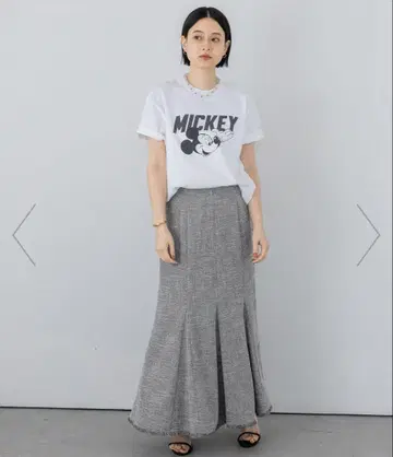 아파트바이 마치츠키 프린지 스커트