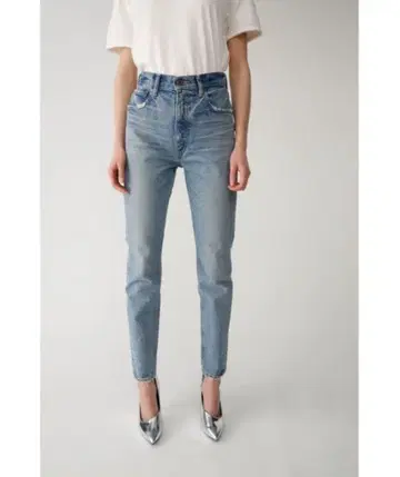MOUSSY 하이웨스트 스트레이트 데님