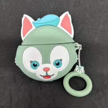 고양이 캐릭터 실리콘 케이스 이어폰