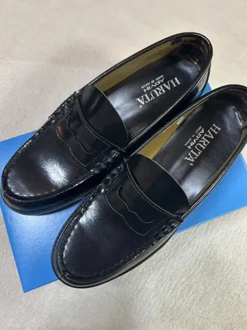 HARUTA 로퍼 블랙 일본제