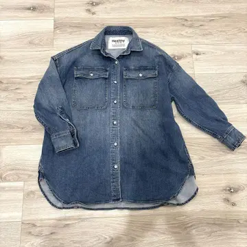 Healthy DENIM 오버 사이즈 데님 셔츠