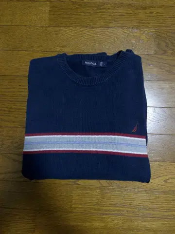 NAUTICA 네이비 니트탑
