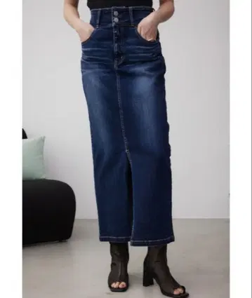 AZUL BY MOUSSY 데님 타이트 롱 스커트 L