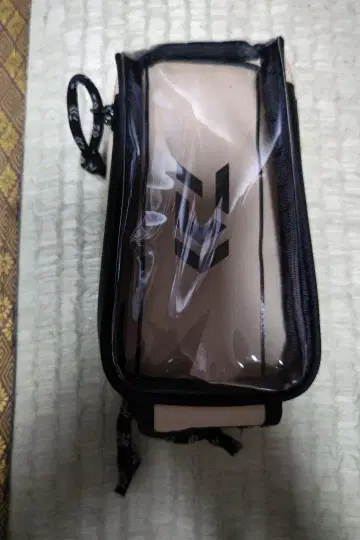 낚시 케이스 투명 스마트폰 포켓 포함 베이지