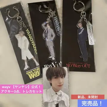 wayv [ 양양 ] 공식! 아크릴 키링 3종, 포토카드 세트