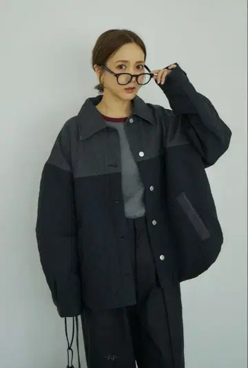 mysa closet 퀼트 절개 자켓