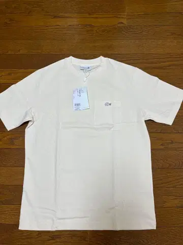 LACOSTE 포켓 부착 T셔츠 US M 크림