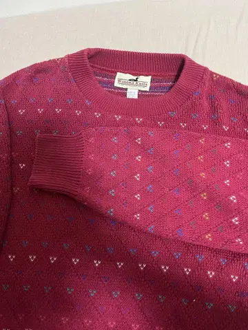 Winona Knits 와인 레드 니트 스웨터