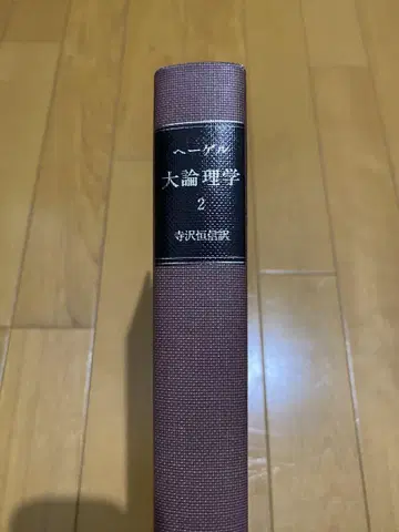 헤겔 대논리학 2 이문사 테라사와 츠네노부