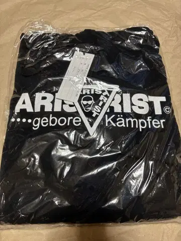 ARISTIST XL 블랙 x 화이트 후드티 후디