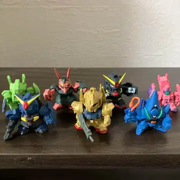 건담 캡슐 토이 피규어 7체 세트