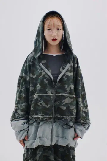 레이어드 크러쉬 후드티/네이스 후드티
