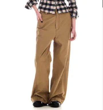 BEEDEN STITCH DESIGN LOOSE 팬츠