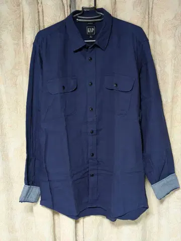 GAP 네이비 긴팔 셔츠 L 2XL