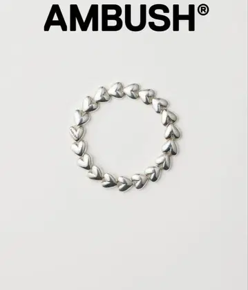 AMBUSH HEART LINK BRACELET Silver925