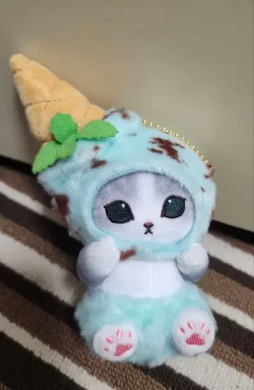 mofusand 아이스냥 마스코트 초코 민트 봉제 인형