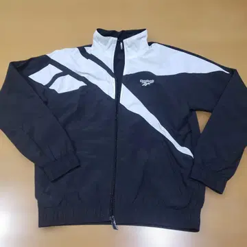 Reebok 나일론 자켓 블루종 M 블랙 화이트