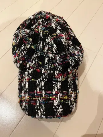 Boniture 블랙 멀티 컬러 야구 모자