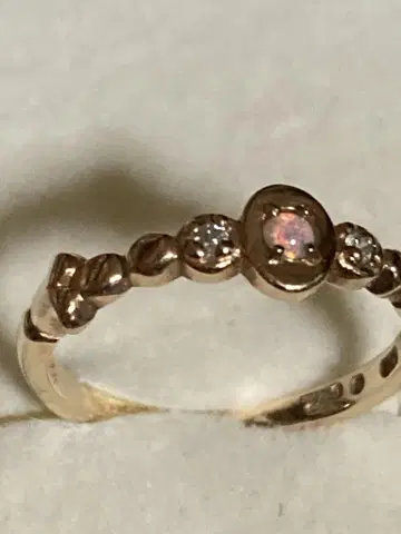 아가트 K10 펄 다이아몬드 0.02ct 무게 2g 5호