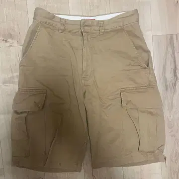 90s Schott 베이지 카고 숏팬츠
