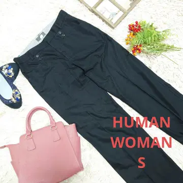 HUMAN WOMAN 슬랙스 ( S ) 블랙
