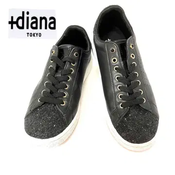 +DIANA 플러스 다이애나 블랙 스니커즈 24cm