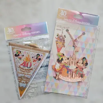 새상품 미개봉 디즈니 40주년 백참 드림 가랜드 세트