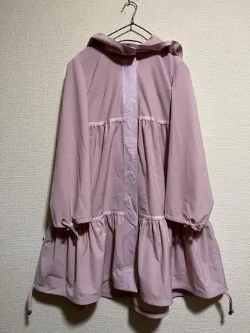 Rene 루네 나일론 자켓 프릴 후드 탈부착 가능