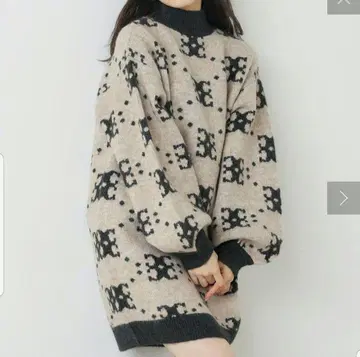 Chico 니트 미니 원피스 WEB 한정판
