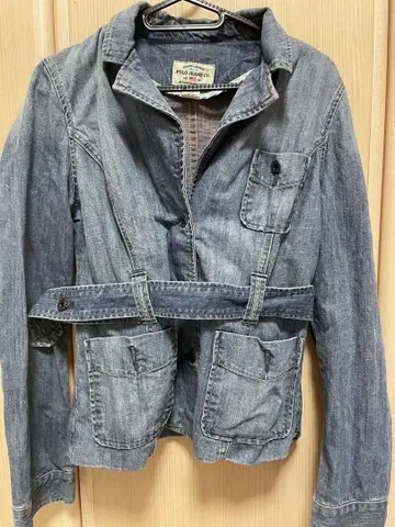 폴로 진스 랄프 로렌 데님 자켓 벨트