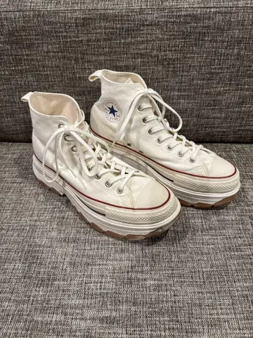 CONVERSE 트랙 웨이브 HI 화이트 US 9.5