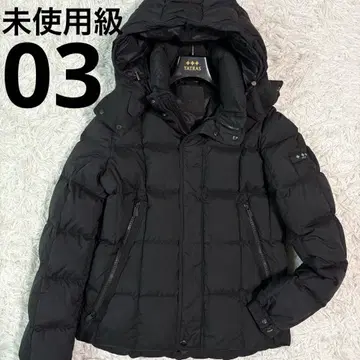 미사용급/L 타트라스 보에시오 다운 자켓 퀼팅 2way 블랙