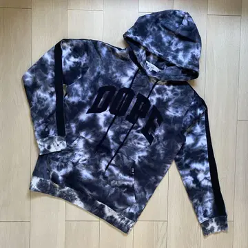 [ 새상품 ] DOPE 타이다이 패턴 로고 후드티 후디