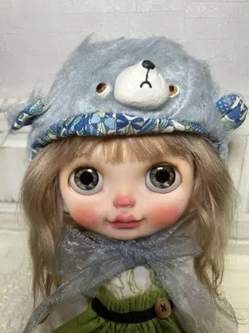 네오 브라이스용 곰 모자 아이시돌 모자