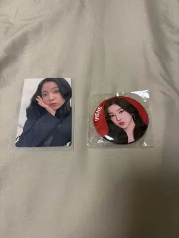 redvelvet 레드벨벳 아이린 트레이딩 카드 mu-mo 혜택 캔뱃지