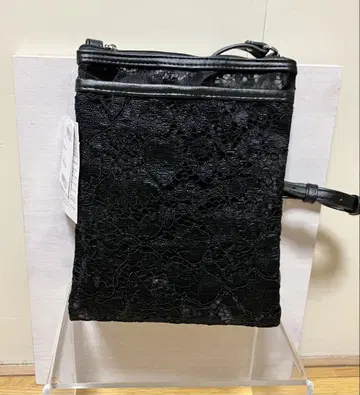 치카자와 레이스 사코슈 블랙 레이스 미니백 미사용 새상품