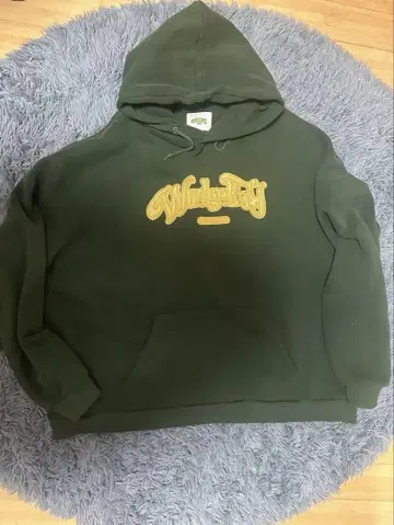 WudgeBoy 다크 그린 후드티