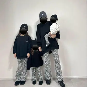 미사용 새상품 anonbaby 제브라 플레어 팬츠