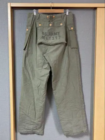 TONGS 밀리터리 몽키 팬츠 와이드 복각 U.S. ARMY