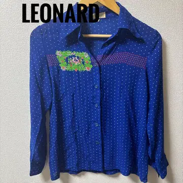 [ LEONARD 레오나르 ] 도트 무늬 셔츠