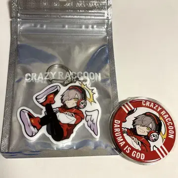 달마이즈갓 아크릴 키링 캔뱃지 CRAZYRACCOON