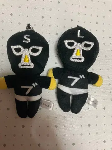에가짱 채널 브리프단 마스코트 봉제 인형 2개 세트