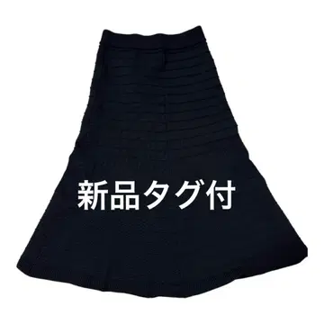 [택 포함 새상품] 마리콴트 플레어 니트 스커트