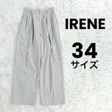 IRENE Silky Light Leather Trousers 34