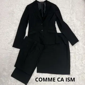 COMME CA ISM 블랙 수트 셋업 스커트 3점 상하의